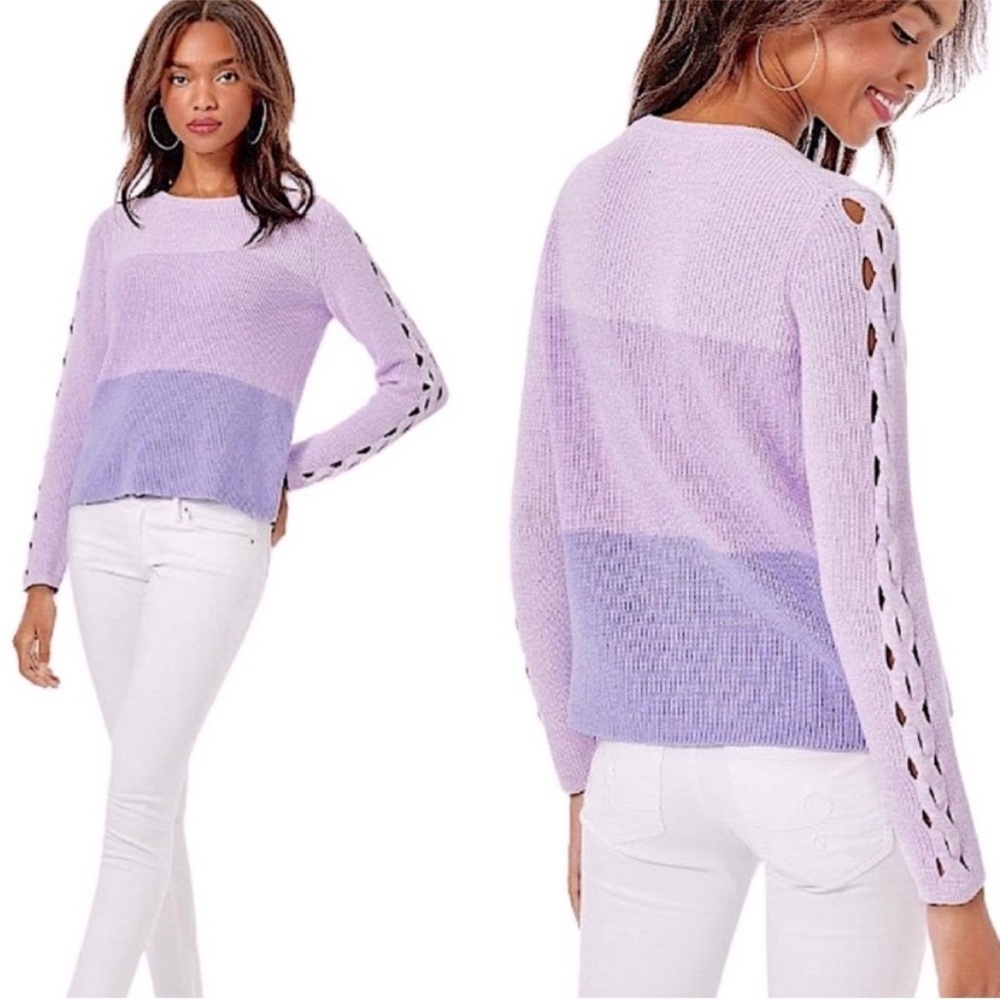 NWOT Lilly Pulitzer Cortina Sweater in Purple Ombre
